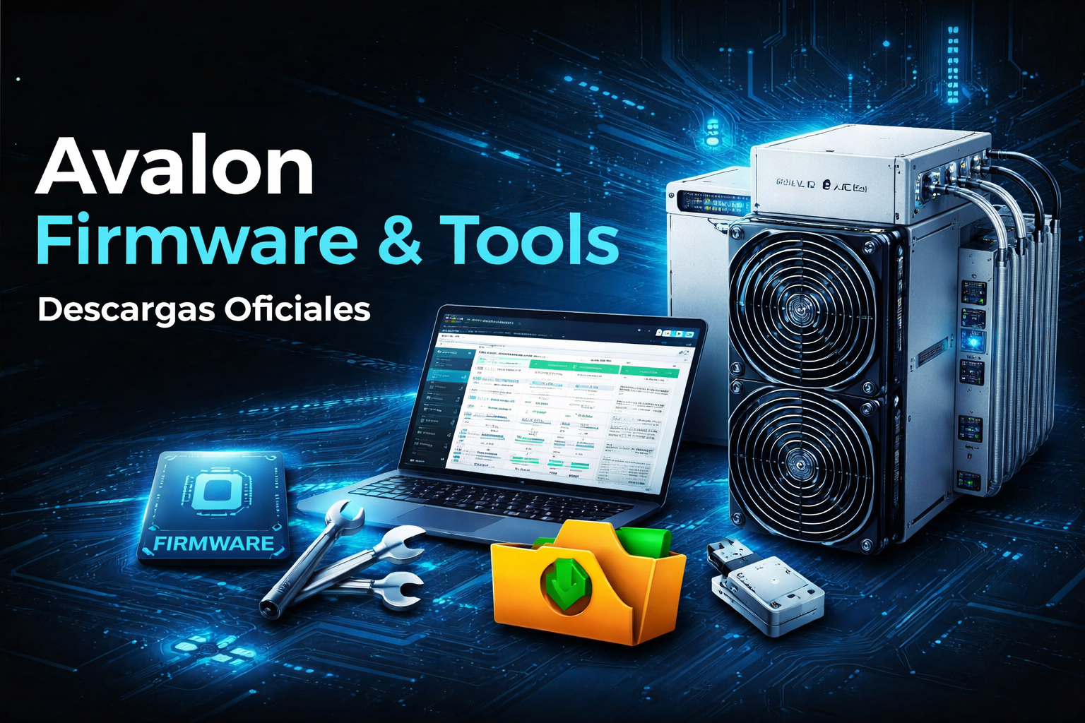 Firmware Avalon y herramientas para Avalon Miner descarga DMF