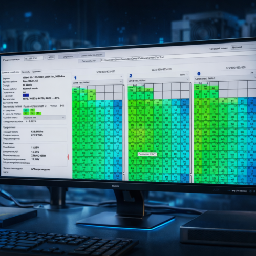 Avalon Miner Viewer software diagnóstico hashboard temperatura ASIC Avalon