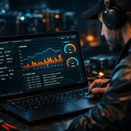 asesoría online en diagnóstico de equipos ASIC para minería de Bitcoin con software técnico especializado