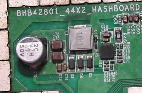 Fuente Booster elevador 19 voltios hashboard Antminer S19