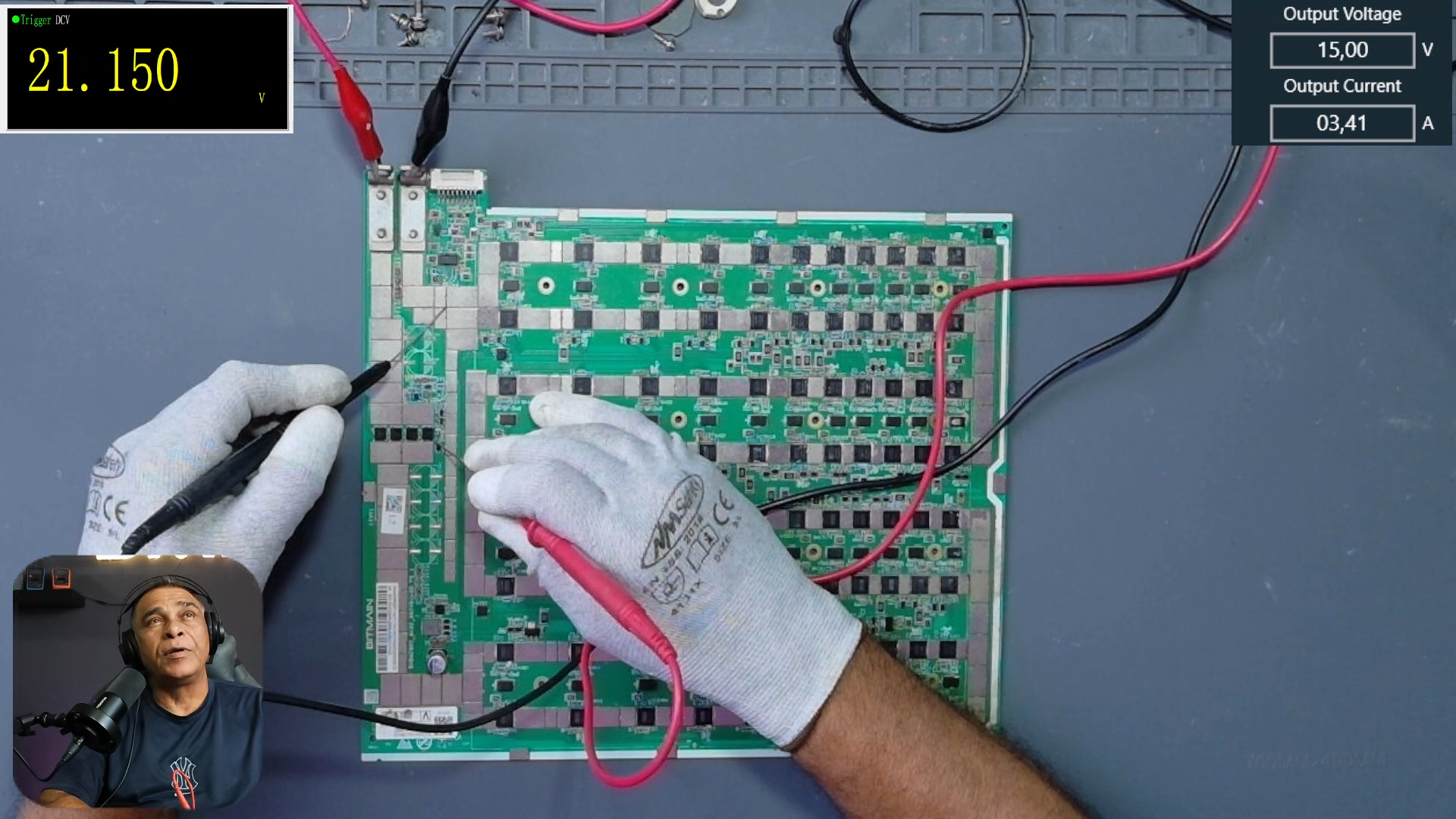 Segunda comprobación de 21.15 V para activación de MOSFET Antminer S19