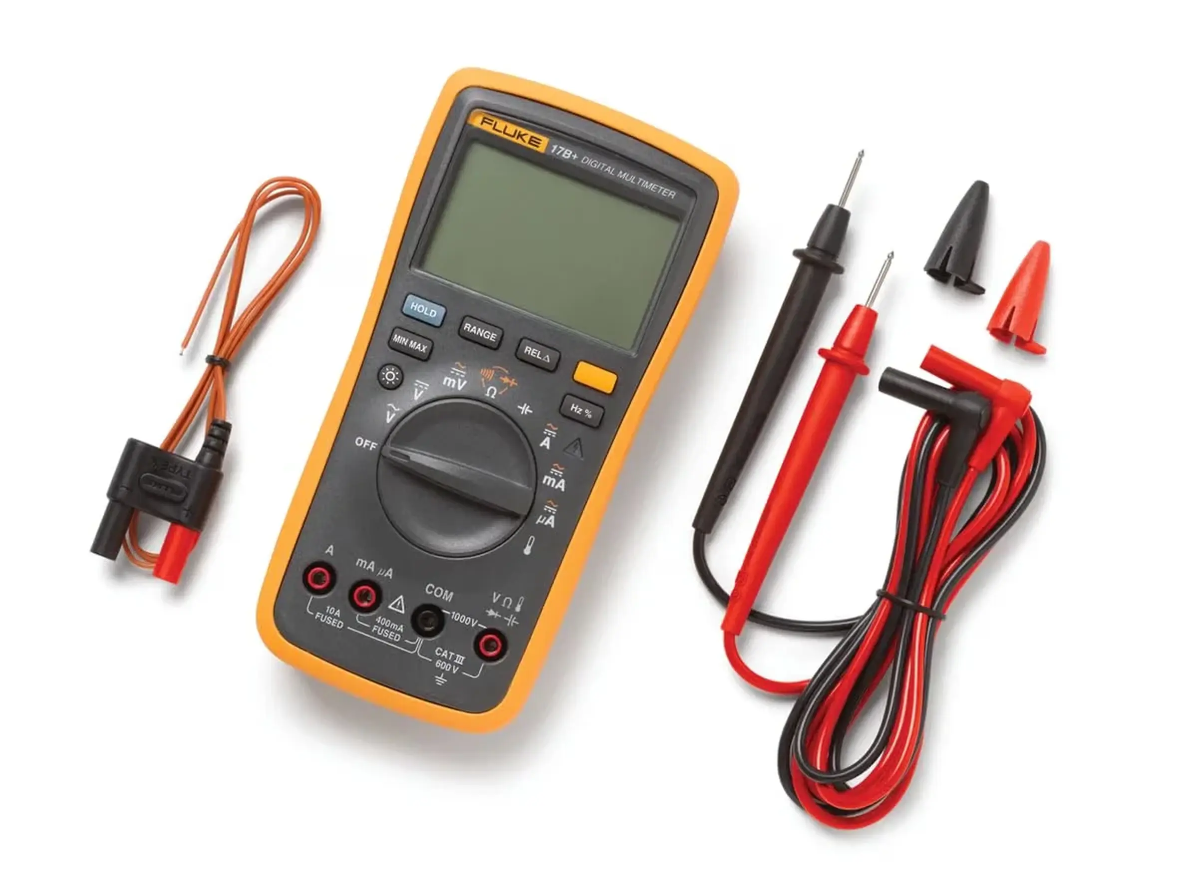 Fluke 17B+ multímetro profesional con funciones de medición electrónica