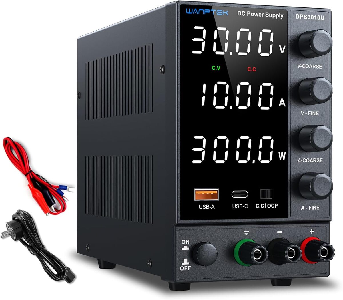 Fuente de alimentación de laboratorio WANPTEK POWER 30V 10A