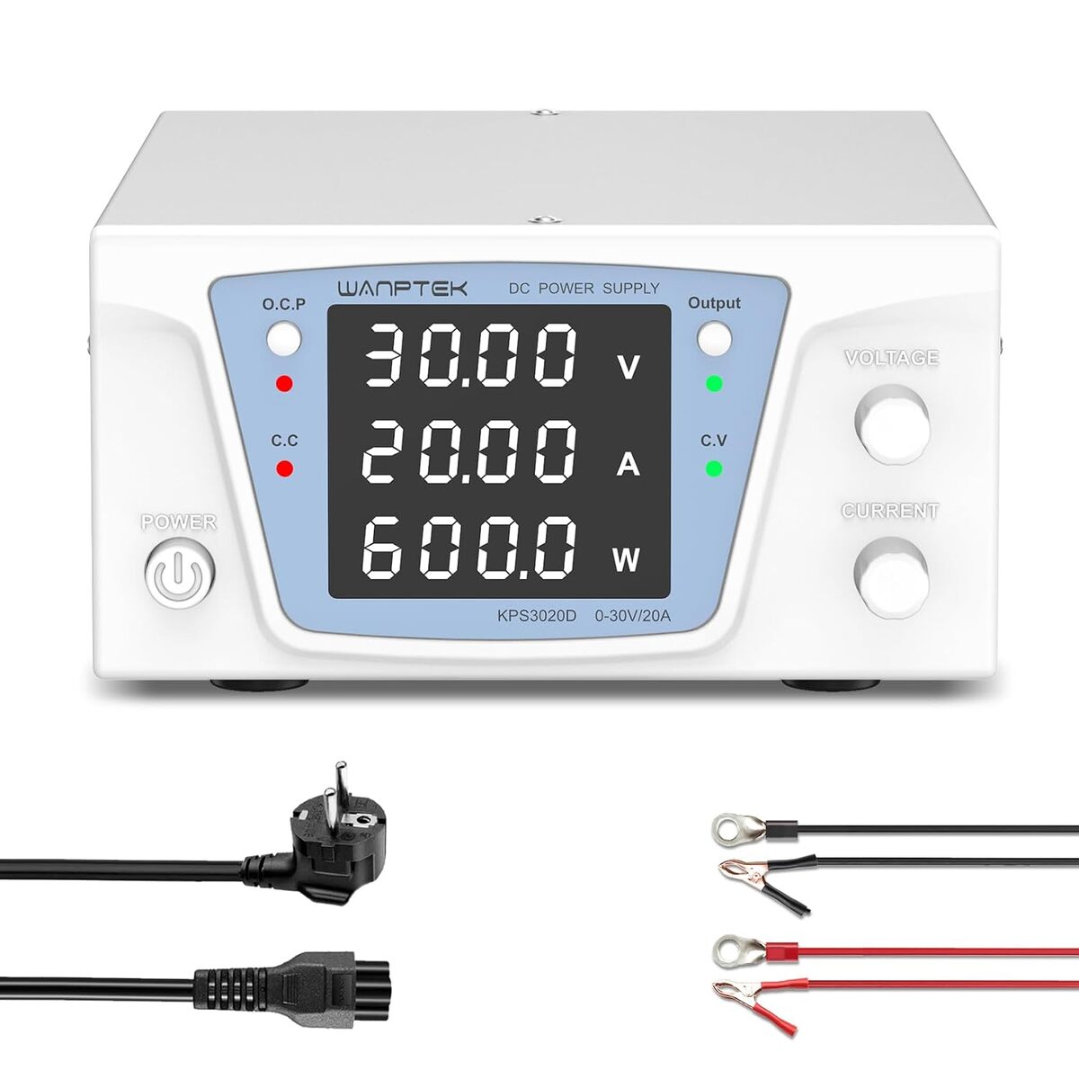 Fuente de alimentación de laboratorio WANPTEK POWER 30V 20A 600W
