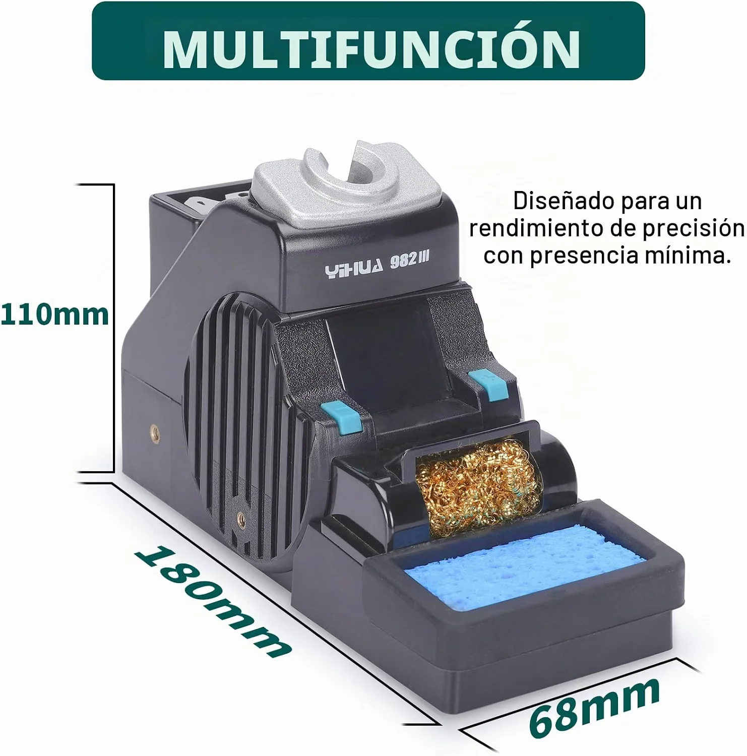 Kit YIHUA 982-III con soldador de estaño C210 para trabajos de microsoldadura de precisión